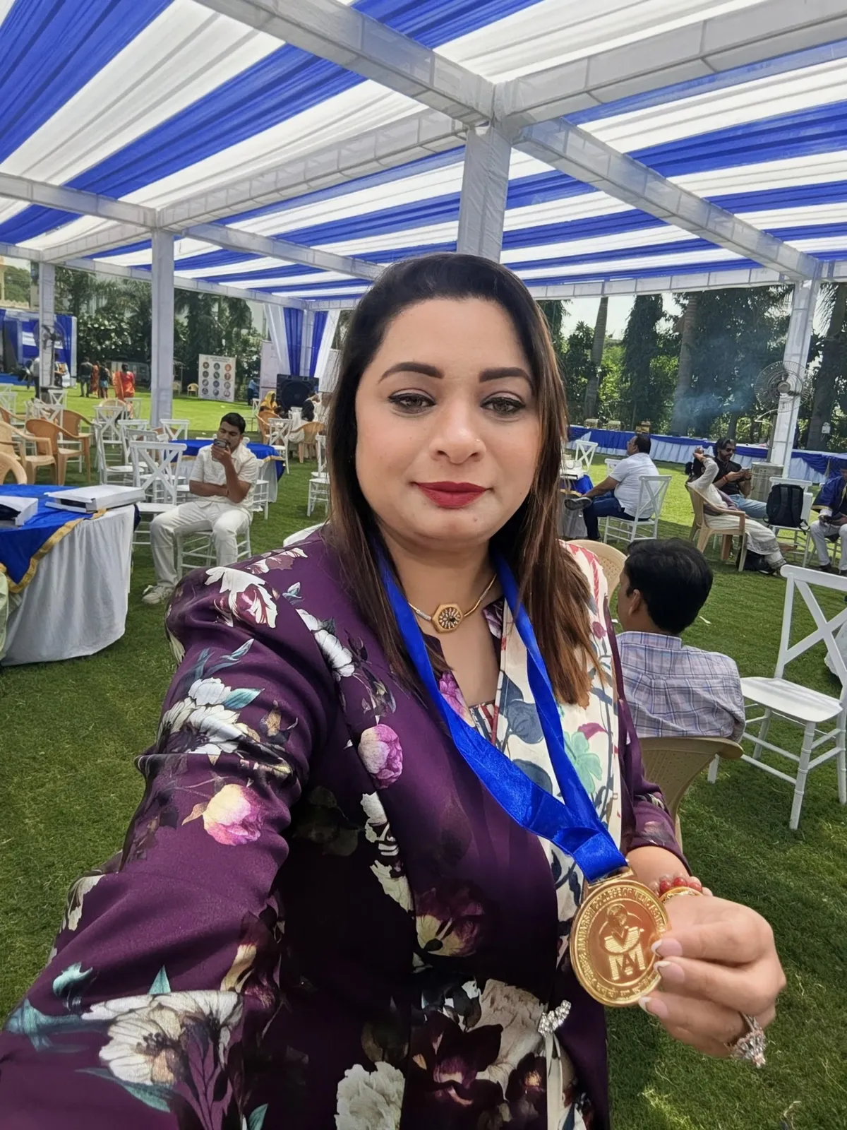The gold medal moment at the 6th Convocation